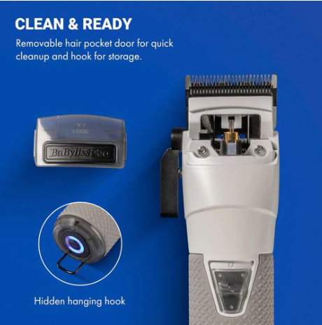 BaBylissPRO Limited Edition FXONE All-Metal Interchangeable White Clipper