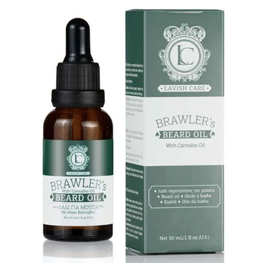 Lavish Care Brawlers Beard Oil with Cannabis Oil