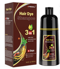 Meidu 3 in 1 Hair Dye Shampoo Dark Brown 500ml