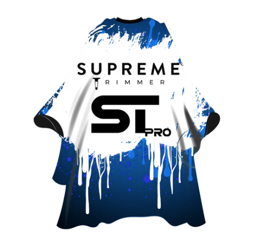 Supreme Barber Cape Blue Neon