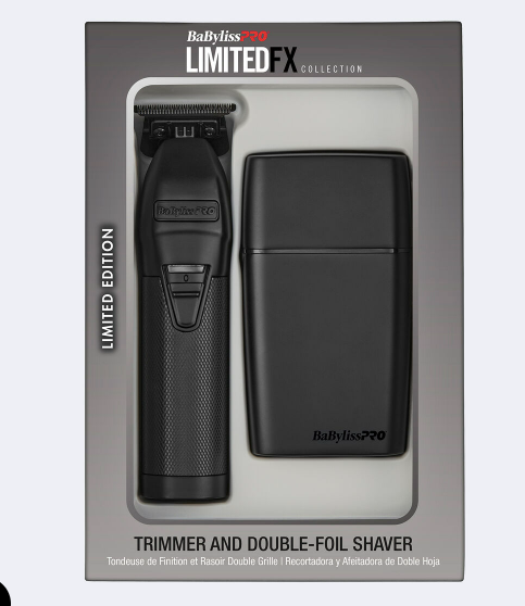 BaBylissPRO LimitedFX Black Trimmer & Shaver