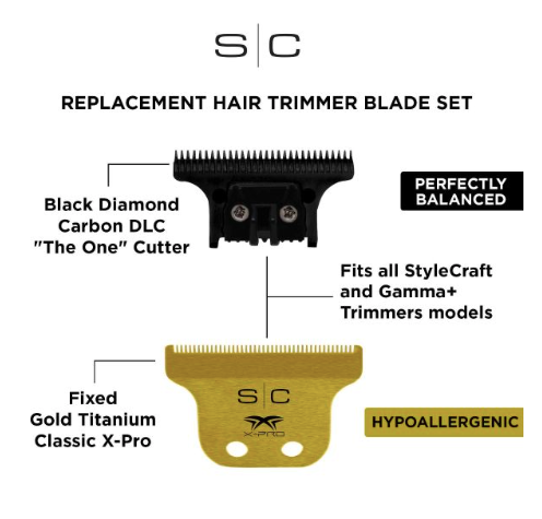 StyleCraft X-Pro Trimmer Blade Classic SC529GB