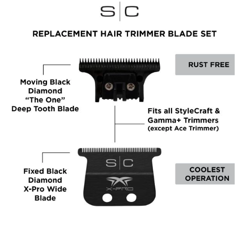 StyleCraft X-Pro Wide Replacement Blade SC536B
