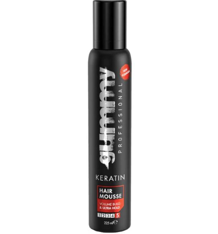Gummy Professional Keratin Hair Mousse 7.61fl.oz (225ml)