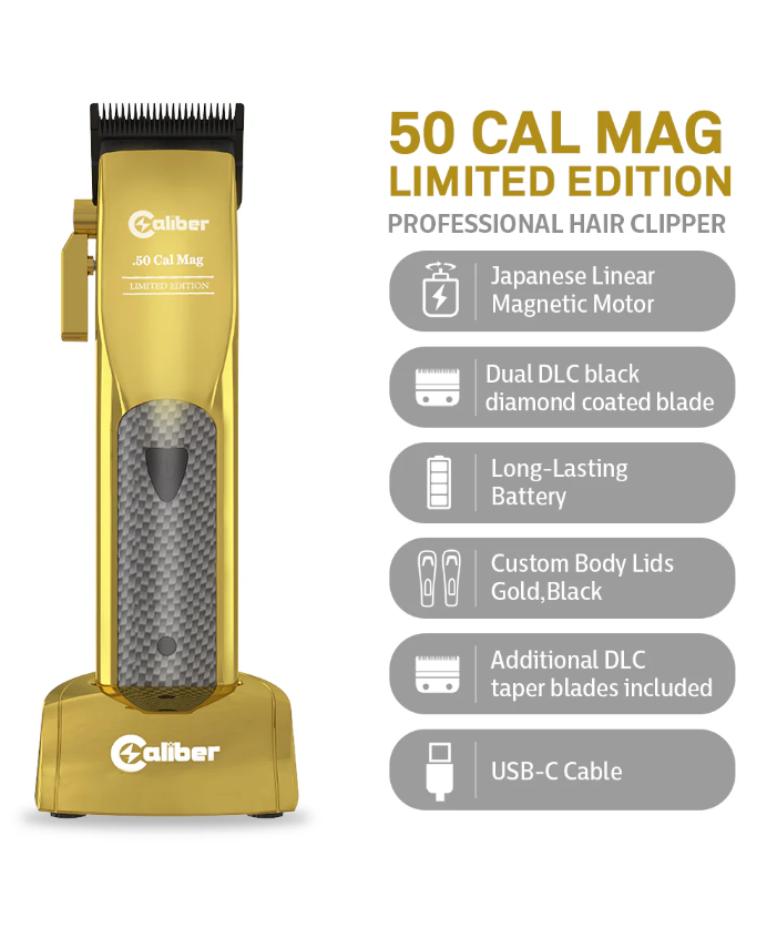 Caliber .50 Cal Mag Limited Edition Gold Clipper