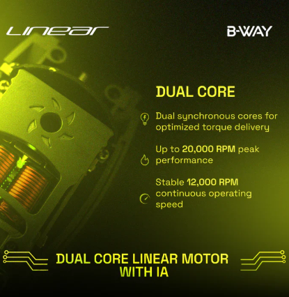 B-WAY T-Linear Trimmer - Dual Core AI Motor Zero Gap