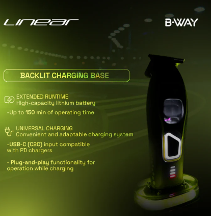 B-WAY T-Linear Trimmer - Dual Core AI Motor Zero Gap