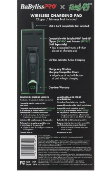 BaBylissPRO x Tomb 45 Wireless Charging Pad