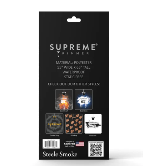 Supreme Barber Cape Steele Smoke