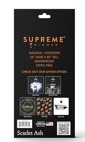 Supreme Barber Cape Scarlet Ash