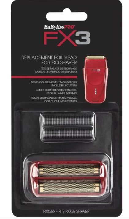 BaByliss PRO FX3 Replacement Foil Head (RED)