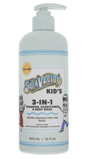 Suavecito Kid's 3-in-1 Shampoo, Conditioner, & Body Wash