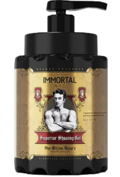IMMORTAL One Million Dollars Superior Shaving Gel 33.81fl.oz