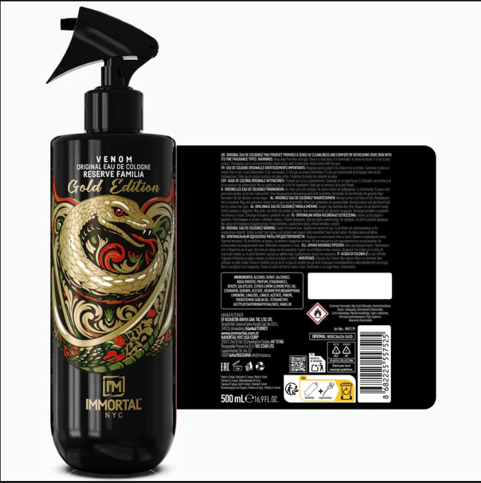 IMMORTAL Aftershave Gold Edition Venom 16.9fl.oz