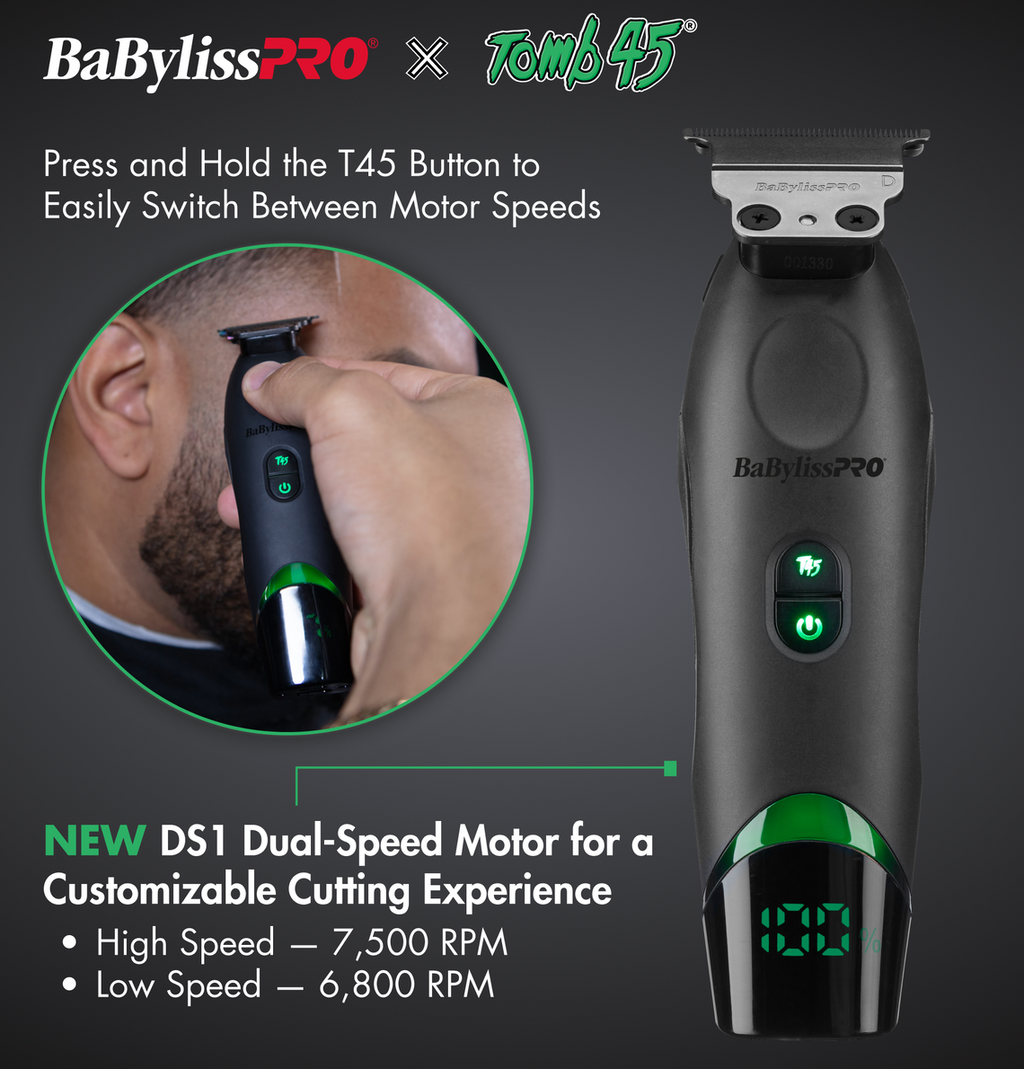 BabylissPro X Tomb45 Professional Wireless-Charging Trimmer