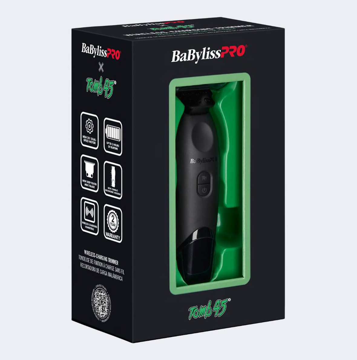 BabylissPro X Tomb45 Professional Wireless-Charging Trimmer