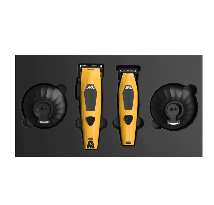JRL Professional Diamante Clipper & Trimmer Set (Yellow)