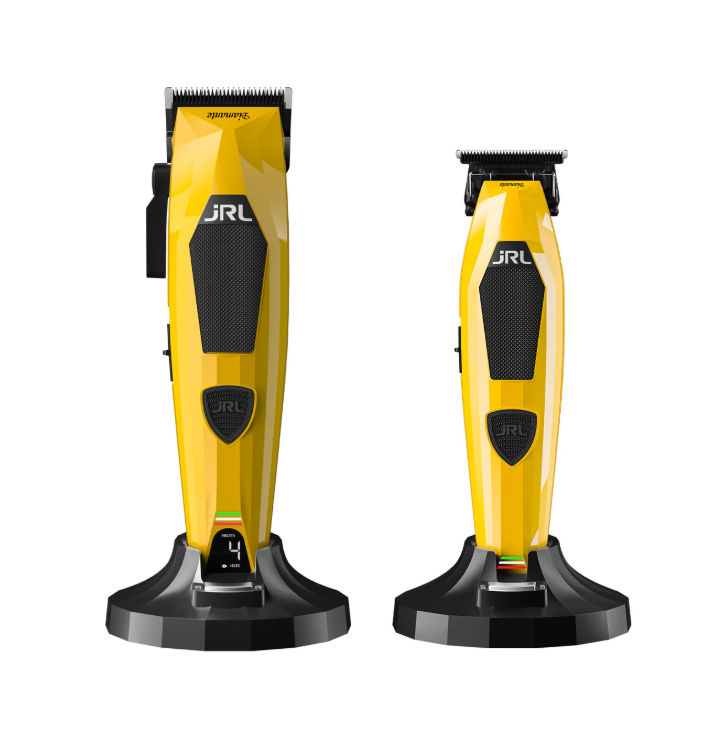 JRL Professional Diamante Clipper & Trimmer Set (Yellow)