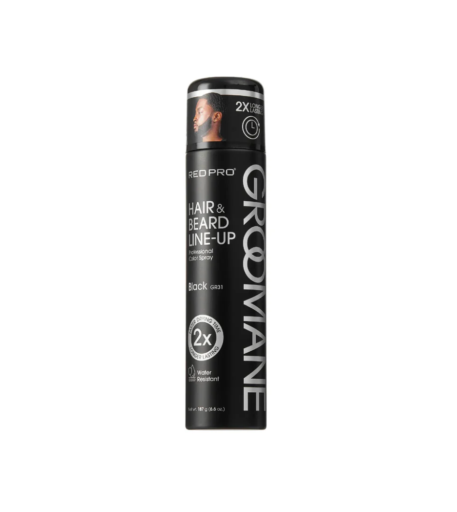 Groomane Hair & Beard Line-Up Professional Color Spray 6.6oz