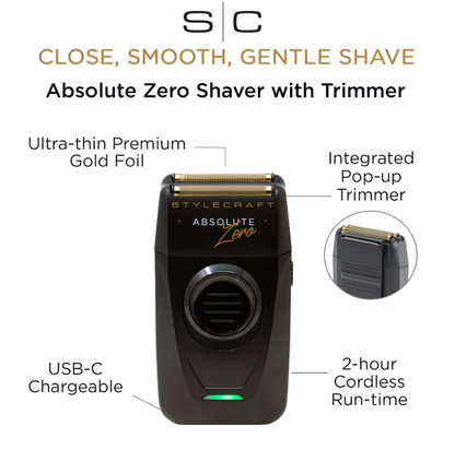 StyleCraft Absolute Zero Professional Double Foil Shaver