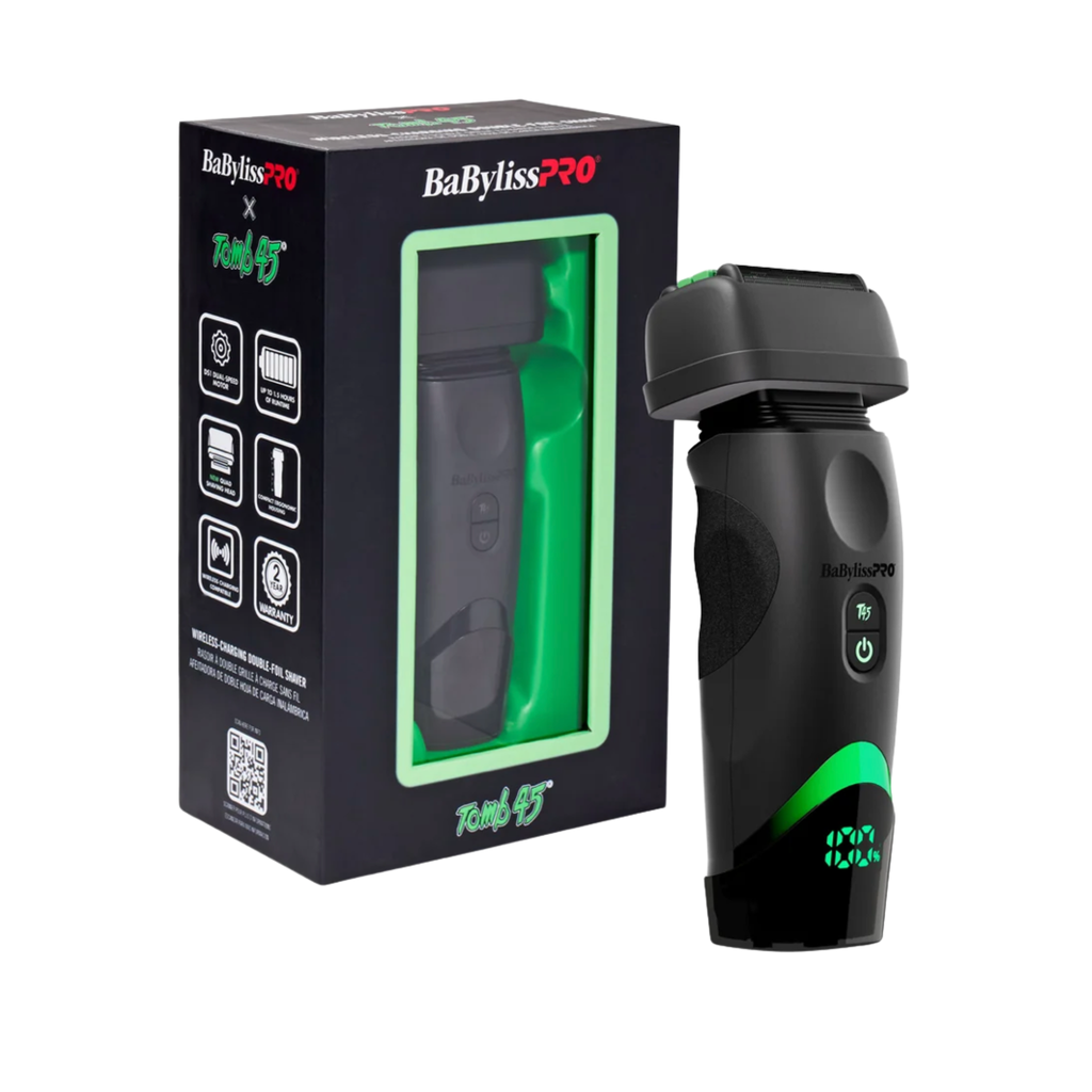 BaBylissPRO x Tomb45 Professional Wireless-Charging Double-Foil Shaver