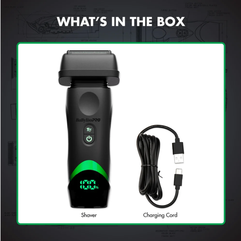 BaBylissPRO x Tomb45 Professional Wireless-Charging Double-Foil Shaver