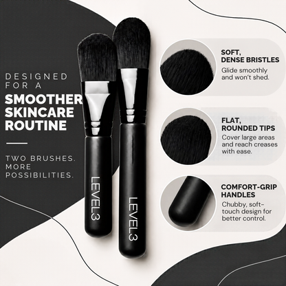 L3VEL3 Facial Mask Brush Set