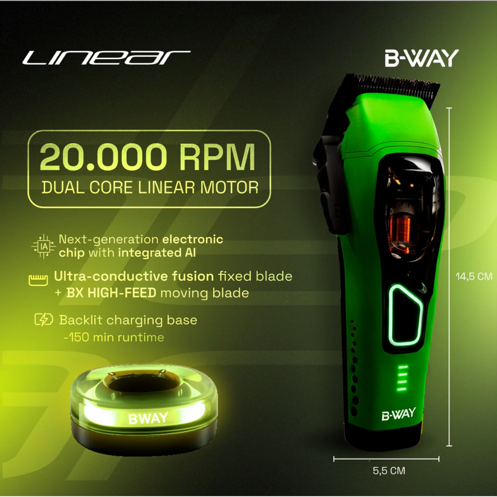 B-WAY Linear Green Professional Clipper