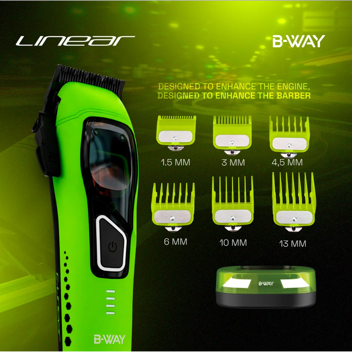 B-WAY Linear Green Professional Clipper