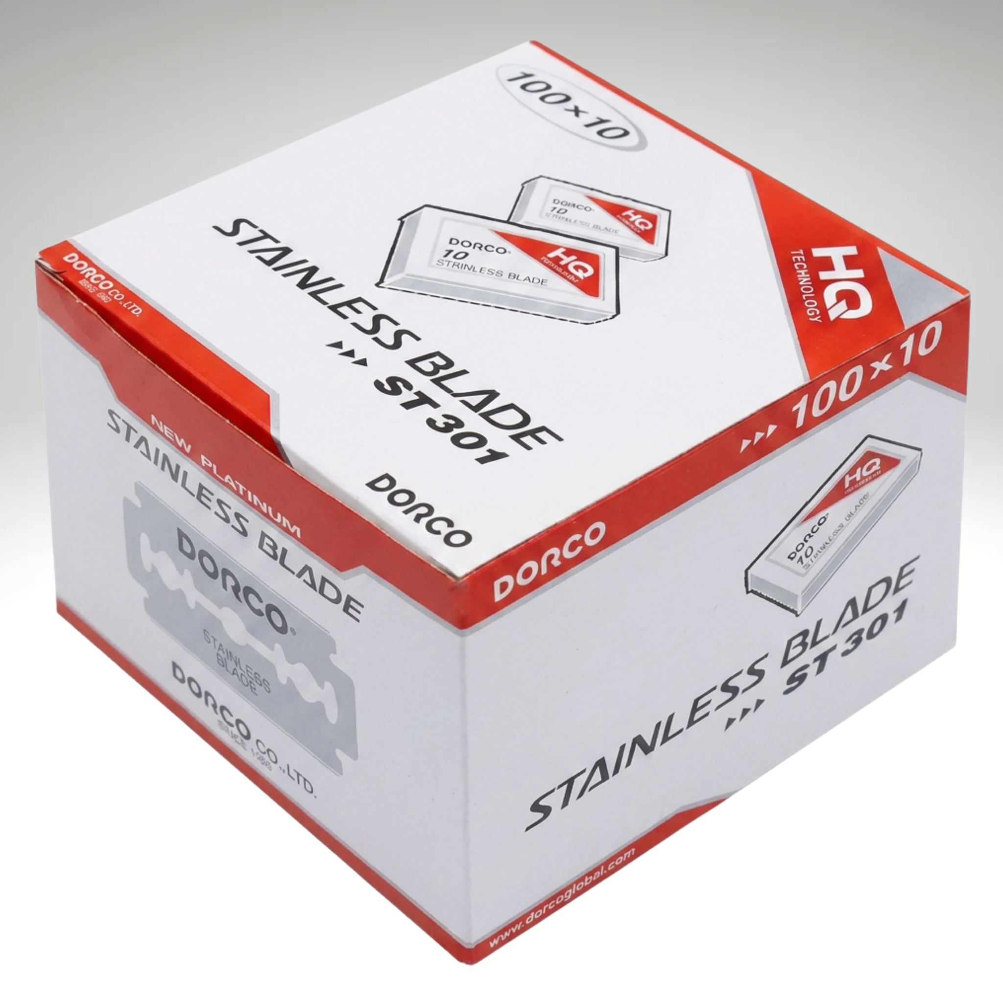 Dorco Red Double Edged ST 301 Razor Blades (1000 Blades)