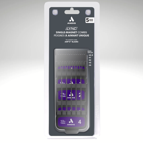 Andis AMP'D Magnetic Comb Set (5PCS)