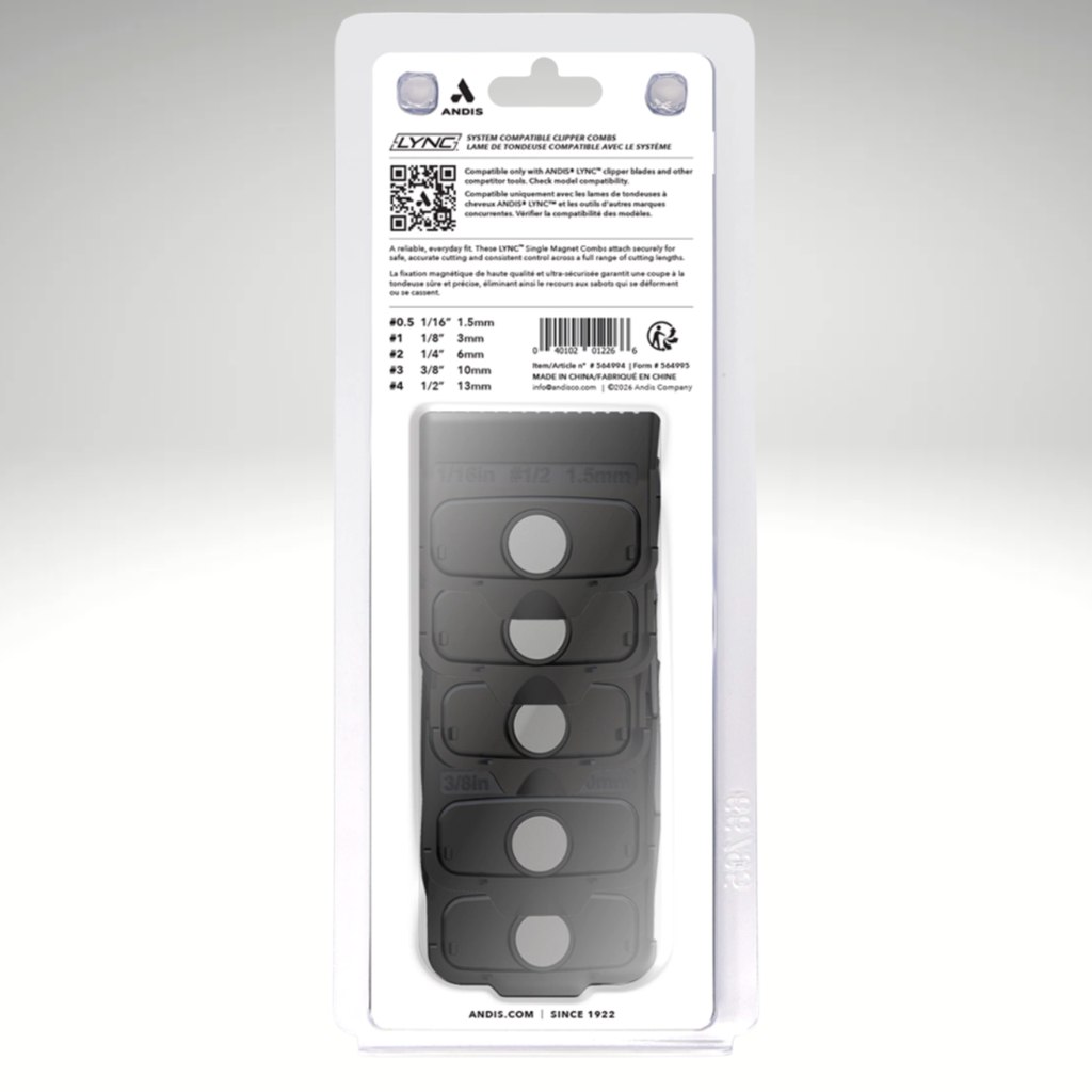 Andis AMP'D Magnetic Comb Set (5PCS)