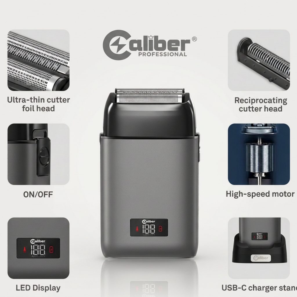 Caliber Moab 2.0 Triple Foil Professional Shaver