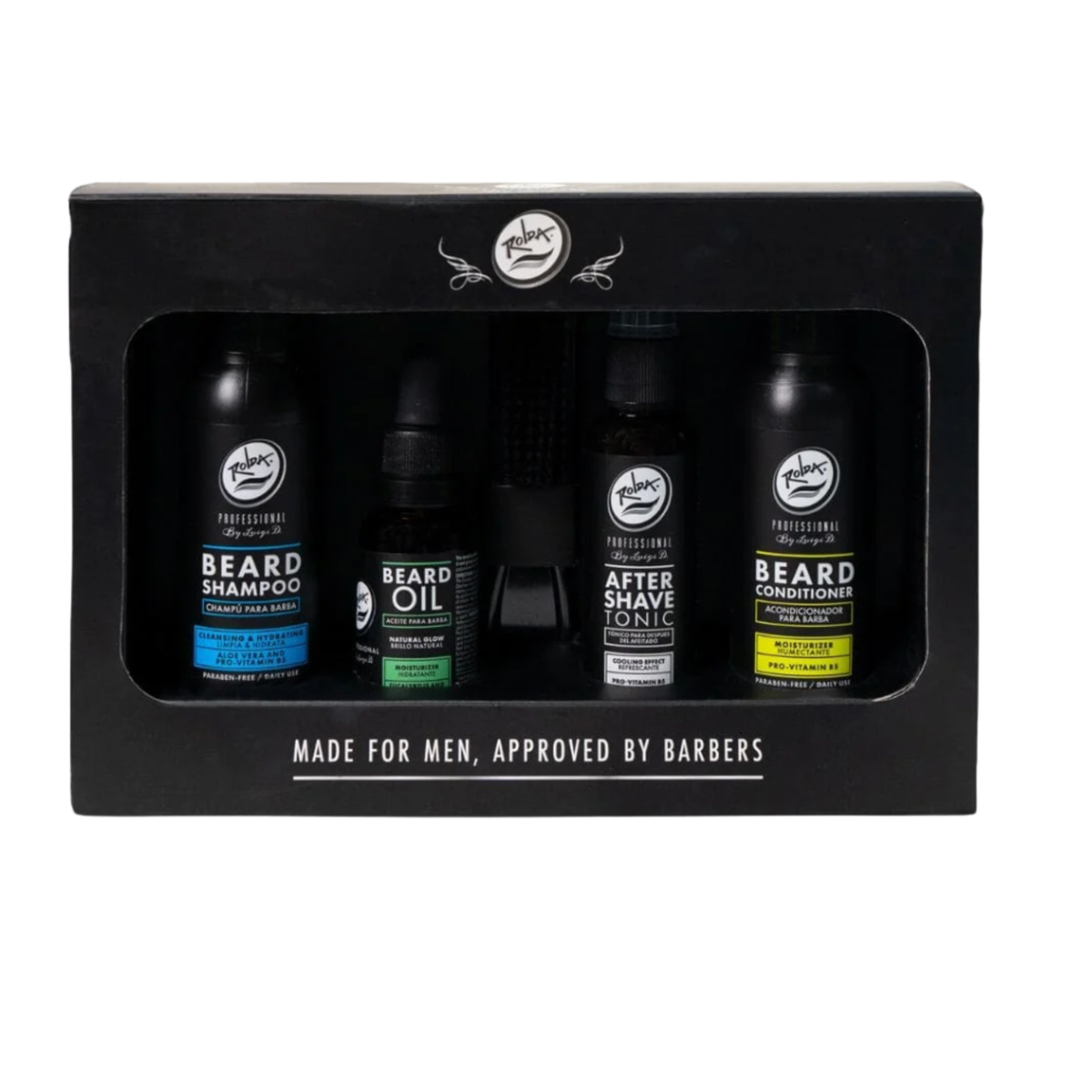 Rolda Men's Beard Grooming 5PC Beard Kit