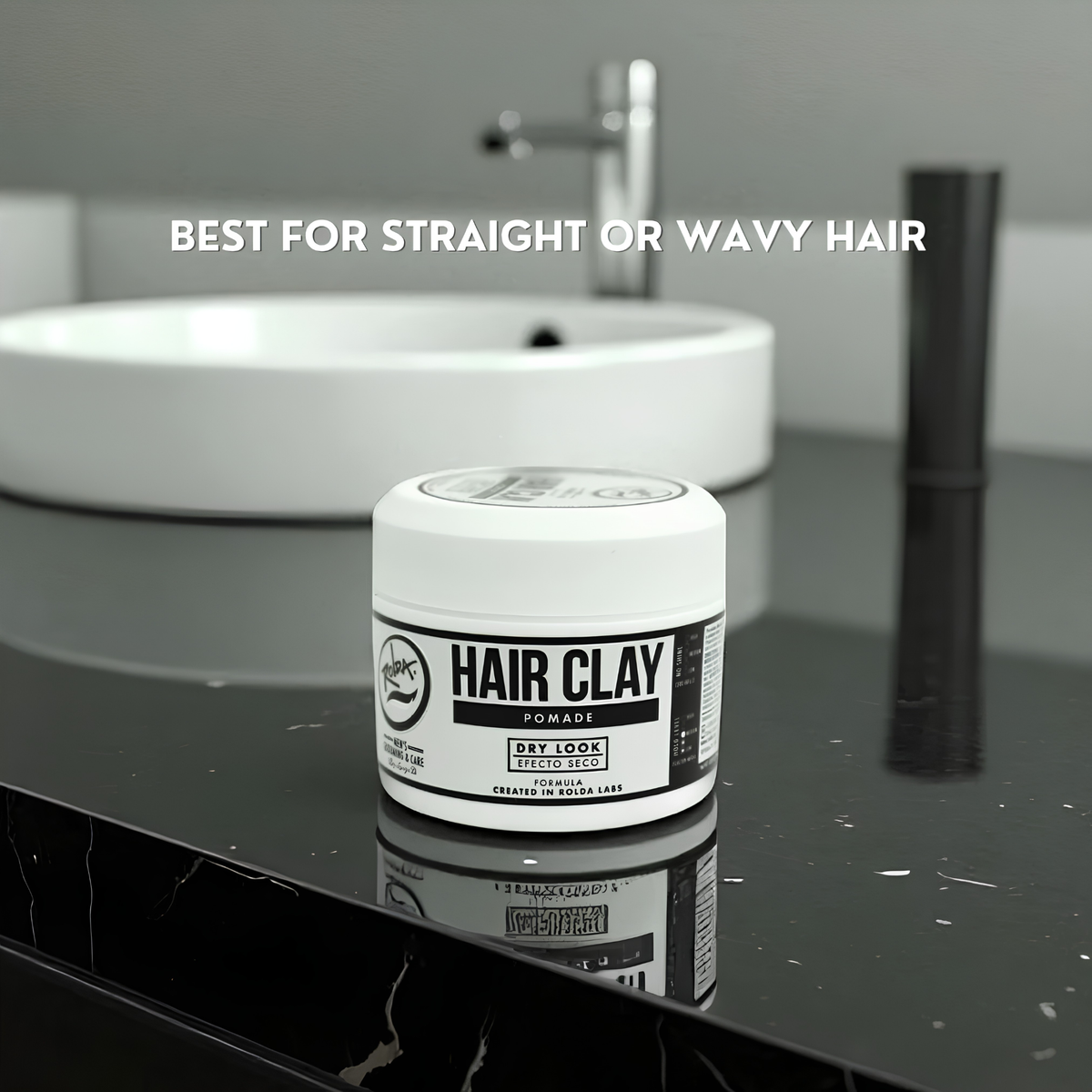 Rolda Dry Look Hair Clay Pomade - 5.29oz