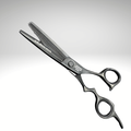 SB 6" Thinning Shears Matte Black Japanese Stainless Steel ST-60BL