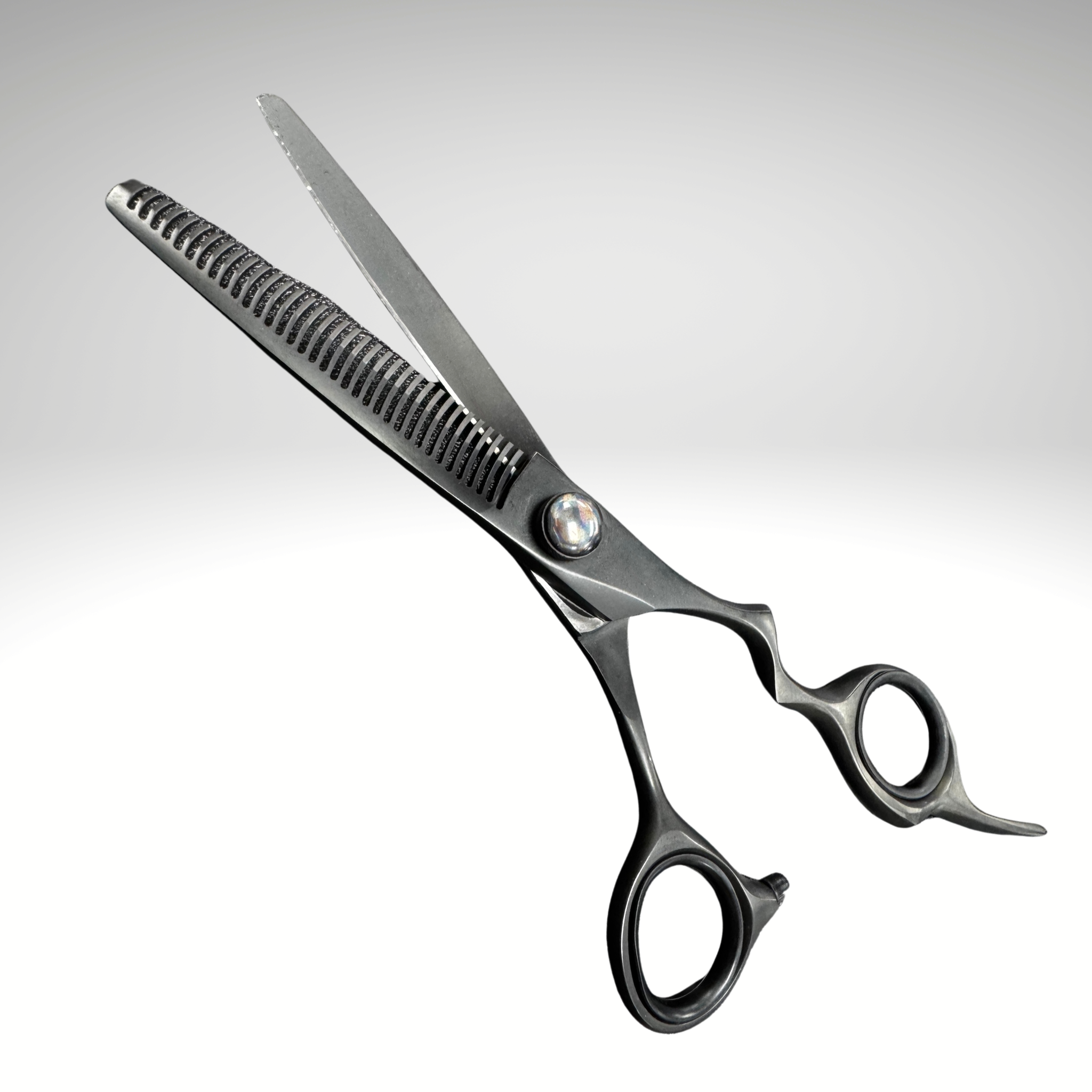 SB 6" Thinning Shears Matte Black Japanese Stainless Steel ST-60BL