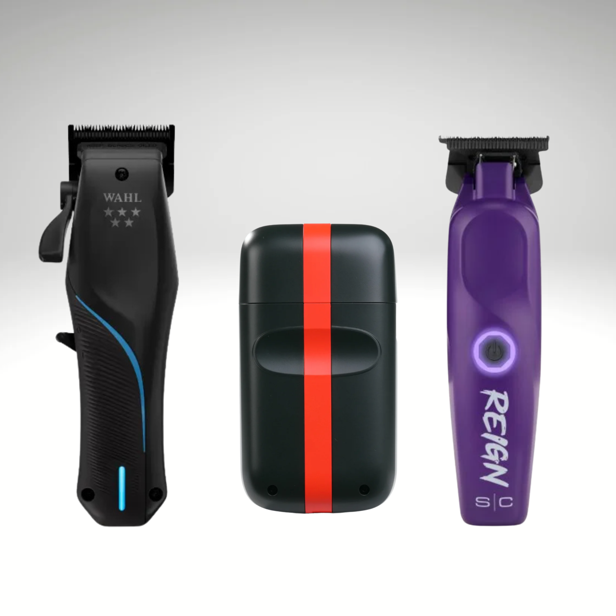 Wahl Vapor Clipper + StyleCraft Reign Trimmer + Cocco Lite Shaver