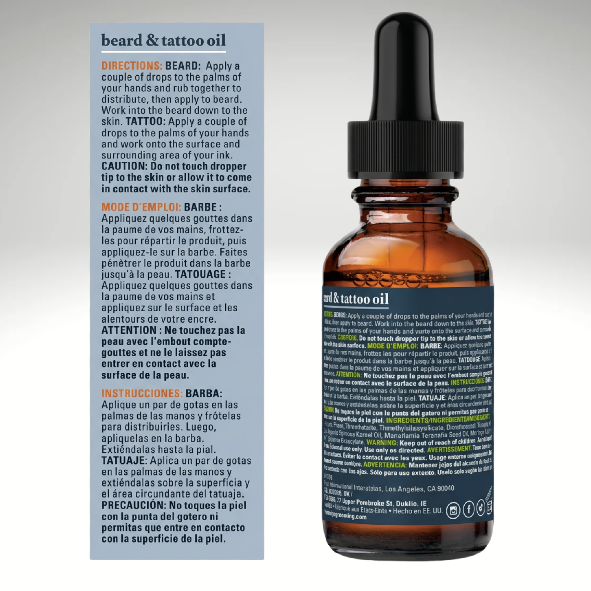 Woody's Beard & Tattoo Oil - 1fl.oz