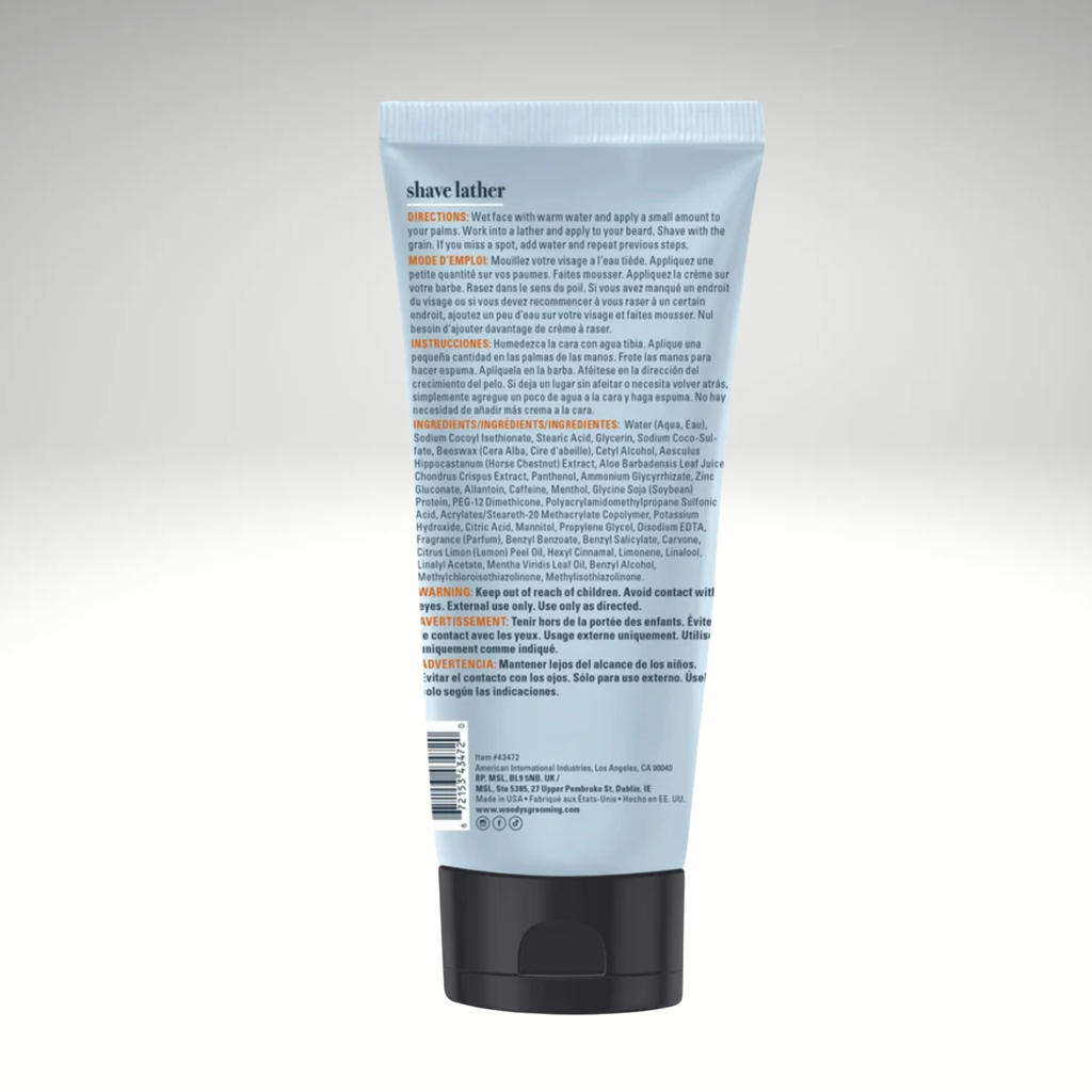 Woody's Shave Lather - 6fl.oz